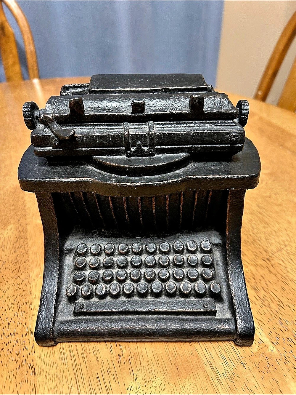 Black Typewriter Coin Bank